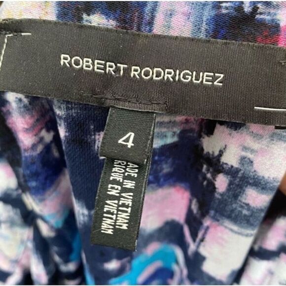 Robert Rodriguez Women's Size 4 Multicolor Halter Knee Length Romper - Picture 5 of 5